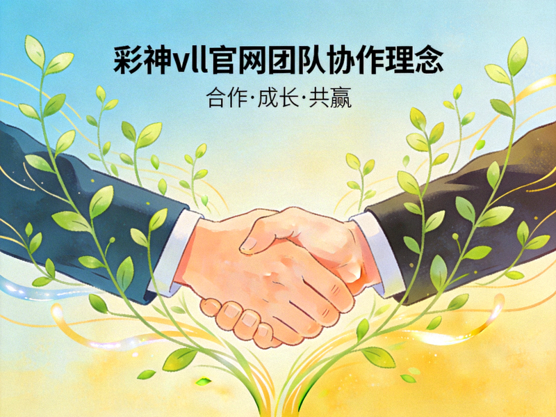 彩神vll官网团队协作理念 - 象征合作与成长的握手图像